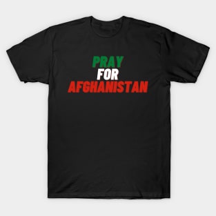 PRAY FOR AFGHANISTAN T-Shirt